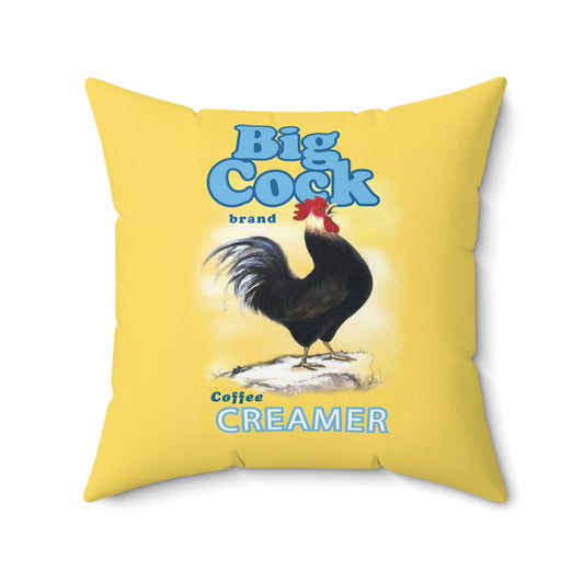 Big Cock Creamer Throw Pillow