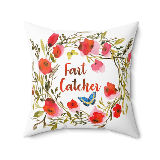 Fart Catcher Throw Pillow