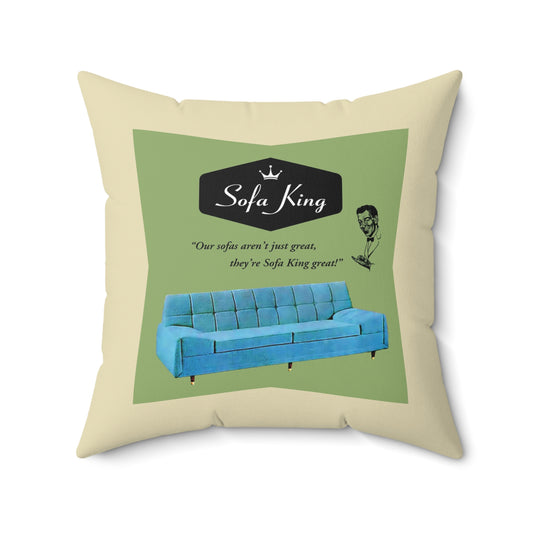 Sofa King Throw Pillow