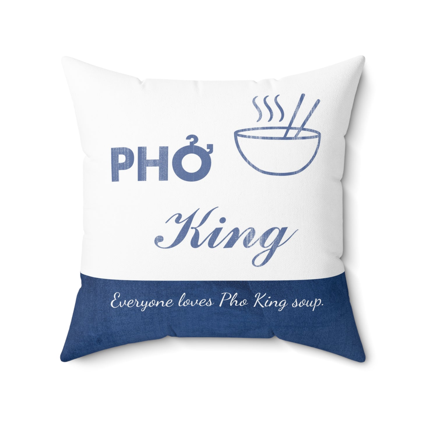 Phờ King Soup Throw Pillow
