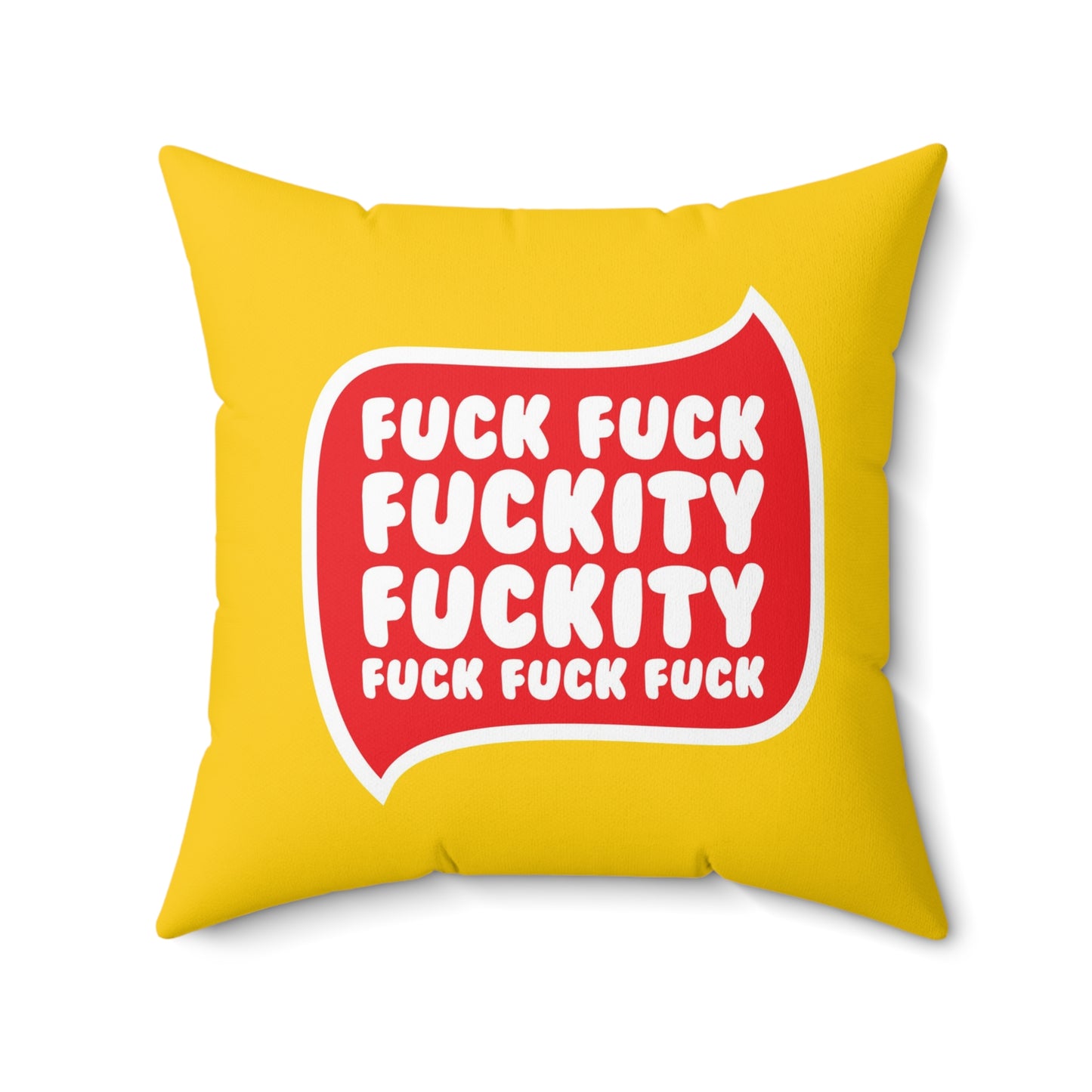 Fuck Fuck Fuckity Fuckity Fuck Fuck Fuck Throw Pillow