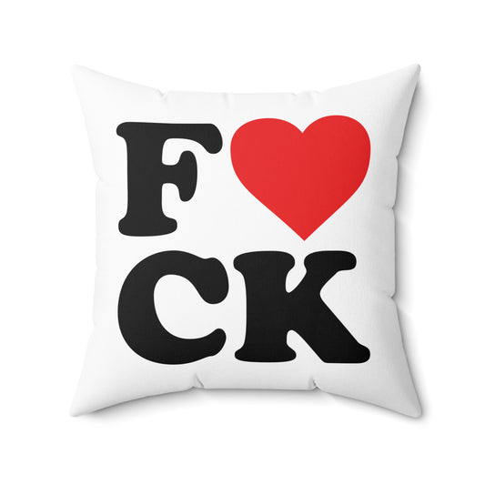 FUCK Throw Pillow