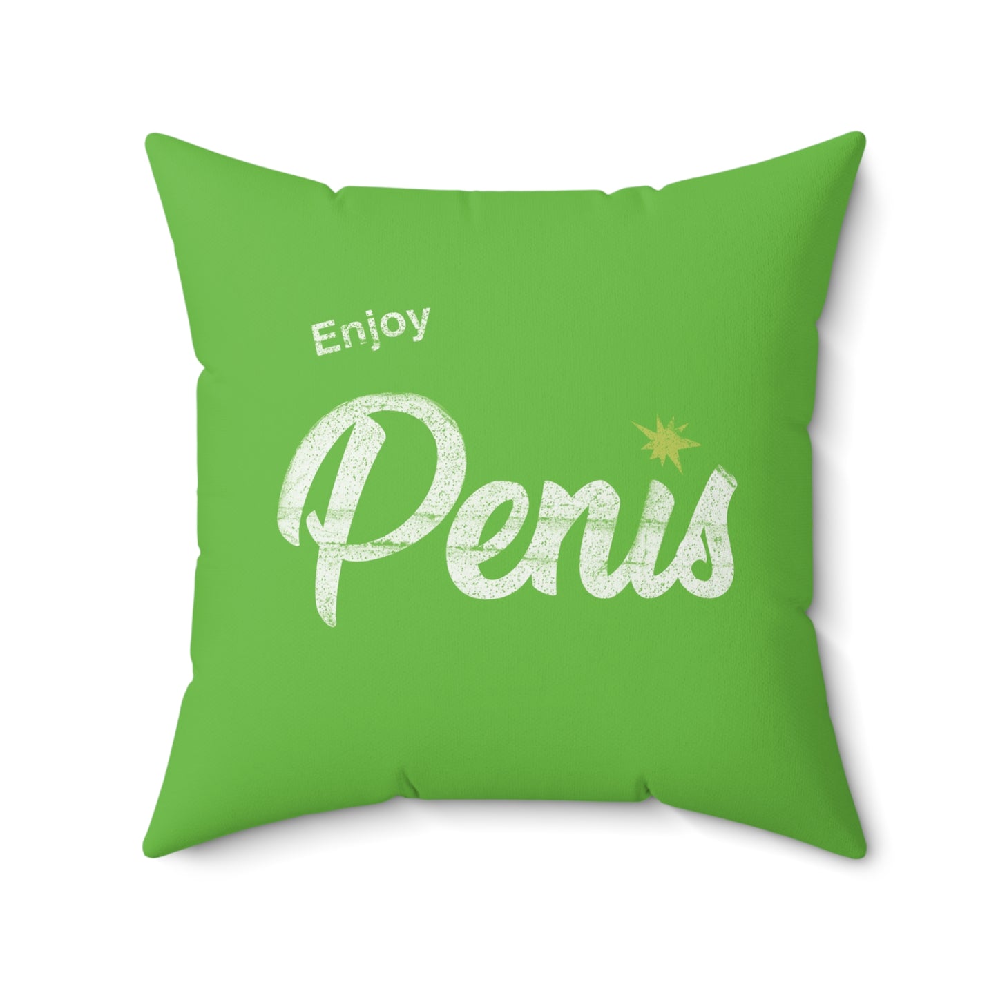 Enjoy Penis Throw Pillow
