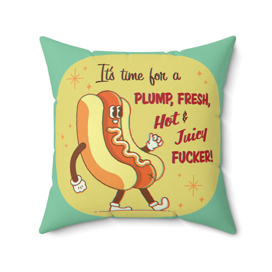 Hot Dog Throw Pillow